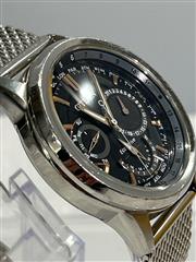 CITIZEN BU2020-70E Calendrier Eco-Drive – Silver-Tone 44?mm Mesh Bracelet, World